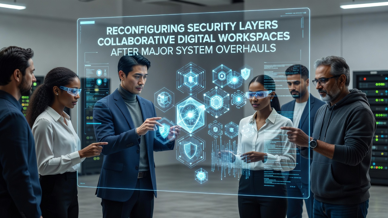Reconfiguring Security Layers in Collaborative Digital Workspaces After Major System Overhauls