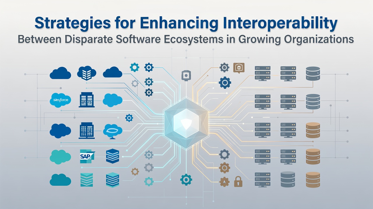 Strategies for Enhancing Interoperability Between Disparate Software Ecosystems in Growing Organizations